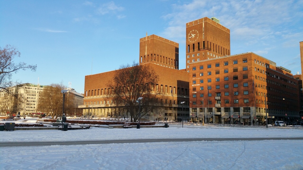 The city hall in Oslo, Norway